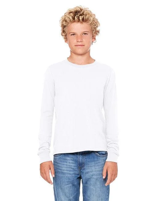 Bella + Canvas Youth Jersey Long-Sleeve T-Shirt 3501Y Chic Jersey Tee