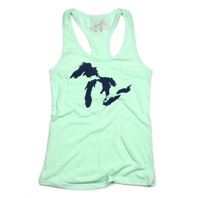Great Lakes Women's Tank (Mint) ivory tank top