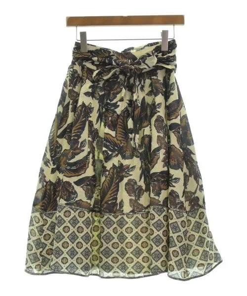 muller of yoshiokubo Knee length skirts cashmere skirt plush