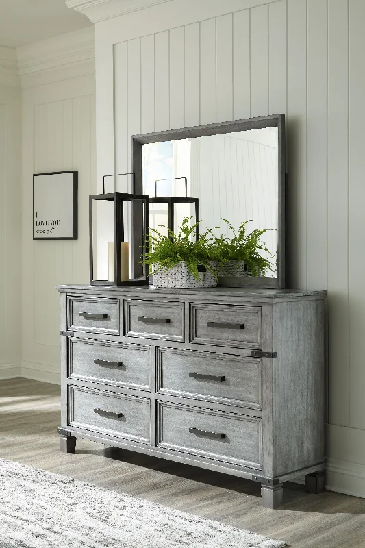 Russelyn - Gray - Dresser, Mirror Tunics Luxurious high-end