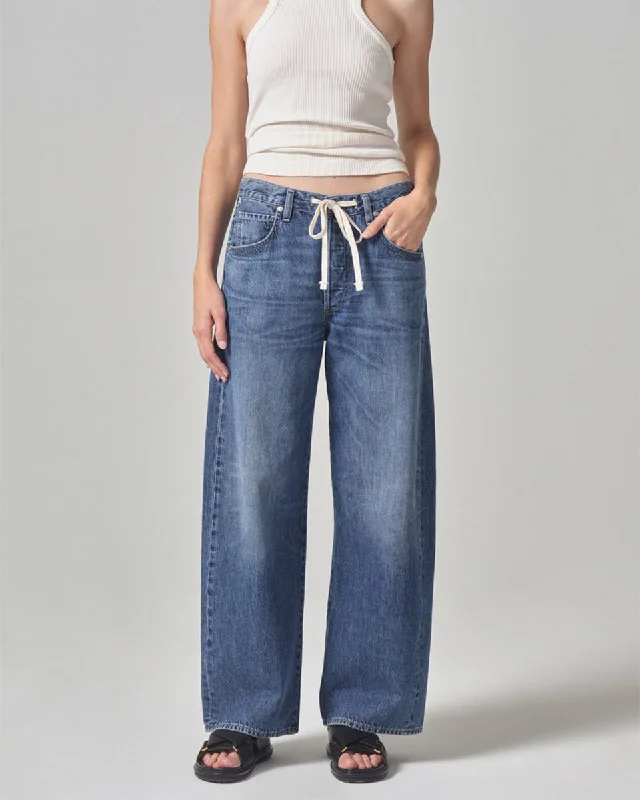 Brynn Drawstring Trouser Trousers Harem Relaxed Fit