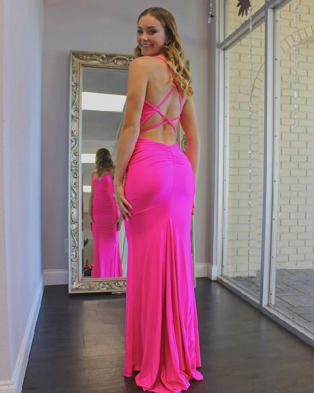 New Arrival Spaghetti Straps Mermaid Prom Dresses    cg19935