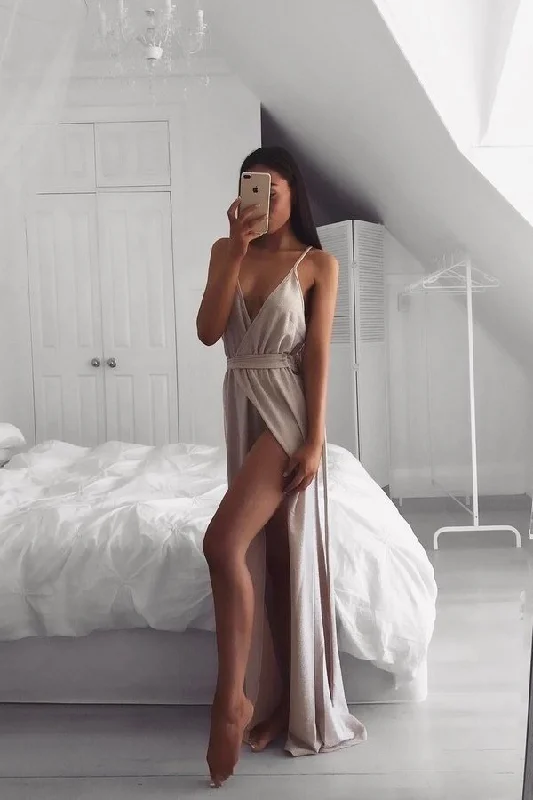 2024 Sexy Spaghetti Straps Evening Dresses A P4785PQB