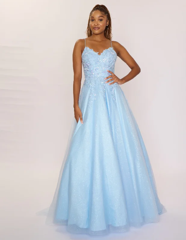 Nina Canacci 6624 Size 2, 4 Light Blue Long A Line Corset Prom Dress Backless Train Pageant Formal Gown Nina Canacci 6624 Size 2, 4 Light Blue Long A Line Corset Prom Dress Backless Train Pageant Formal Gown