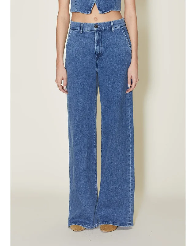 Jude Trouser Trousers High Rise Slim Fit