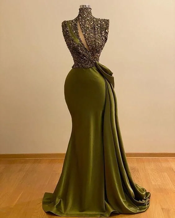 Romantic Mermaid Long Prom Dress Evening Dresses Long     cg22515