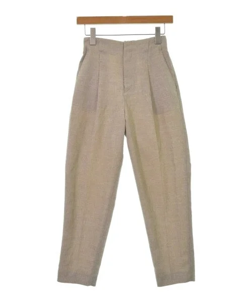 ADAM ET ROPE Trousers Wide Leg Loose Fit Mid Waist