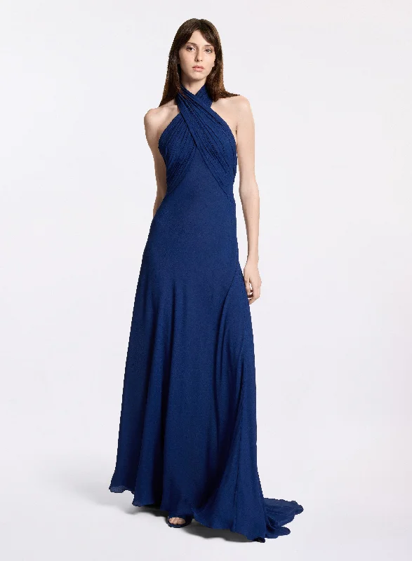 Silk Long Dress