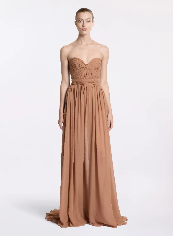 Silk Long Dress