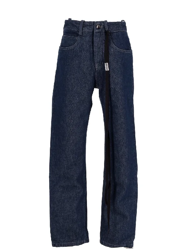 HERME 5-POCKETS SLIM FIT CROPPED TROUSERS SELVEDGE Trousers trendy modern