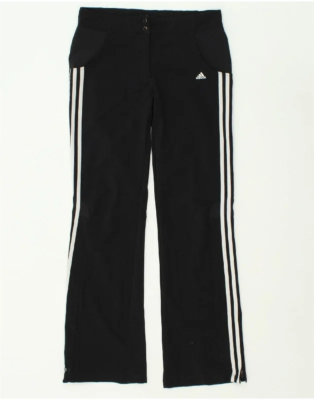 ADIDAS Womens Climacool Tracksuit Trousers UK 8 Small Black Polyester