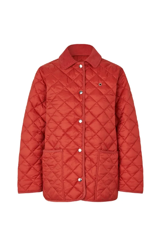 Aiden Jacket — Ruby Red