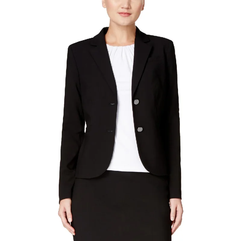 Calvin Klein Womens Suit Separate Office Two-Button Blazer