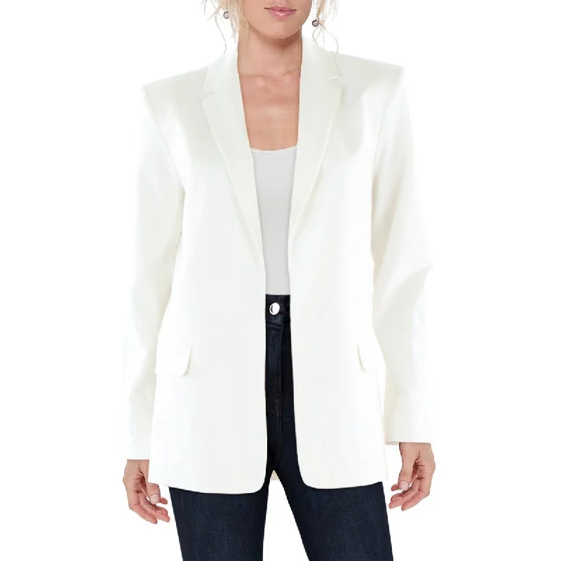 Calvin Klein Womens Work Wear Business Open-Front Blazer