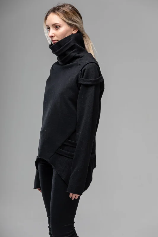 Cyberpunk Gothic Turtleneck Sweater