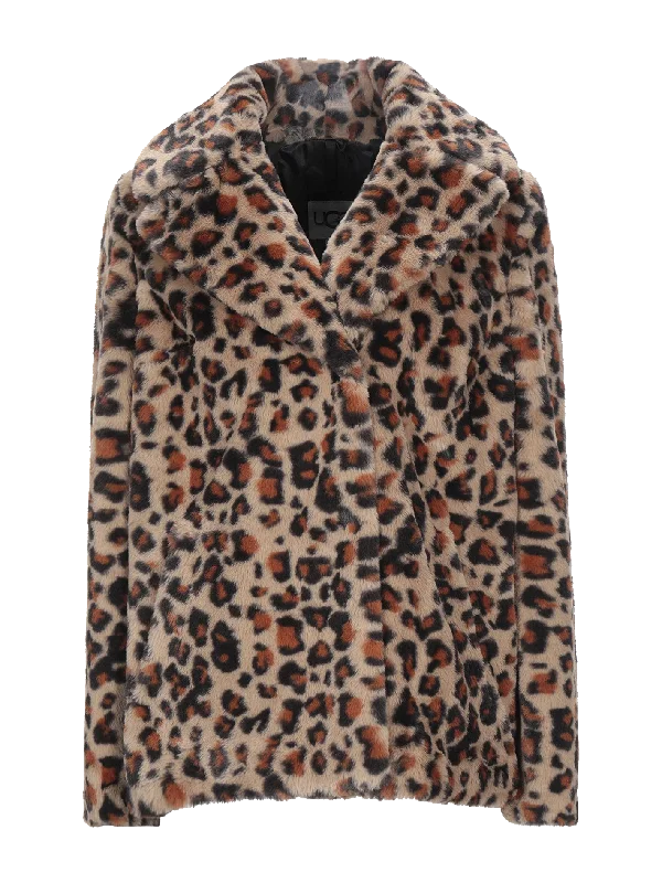 faux-fur overcoat