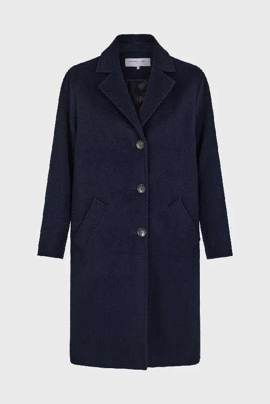 Coat Lathicia Dam08a037 Navy