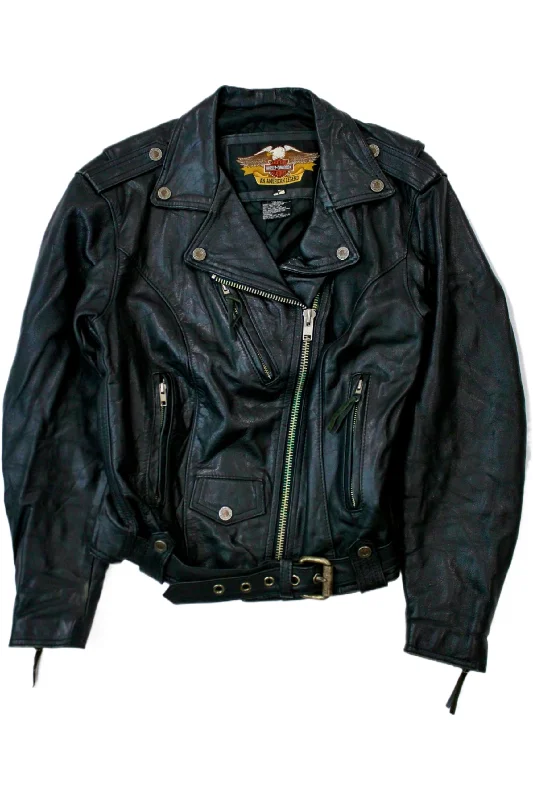 Harley Davidson Motor Cycles - Leather Biker Jacket