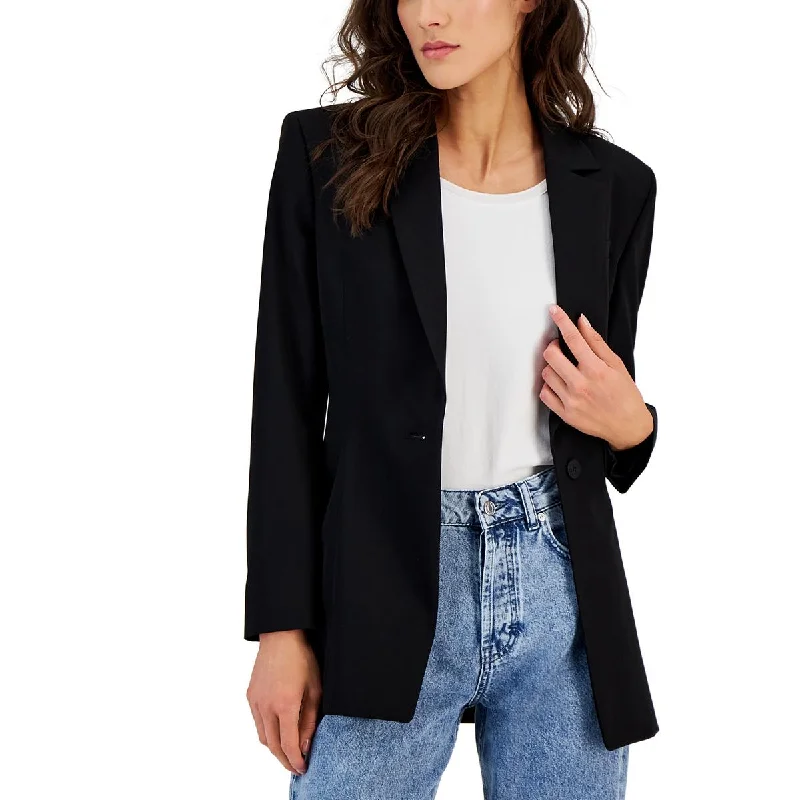 Hugo Womens Asonna Cut-Out  One-Button Blazer