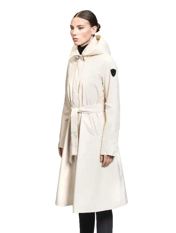 Ivy Ladies Tailored Trench Coat Wheat