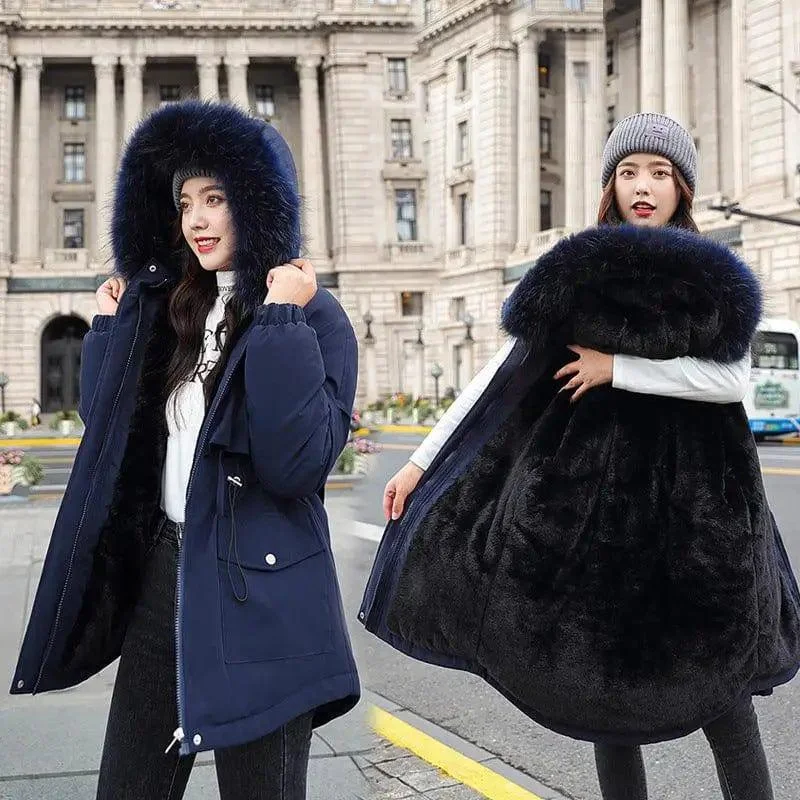 Korean women's cotton coat