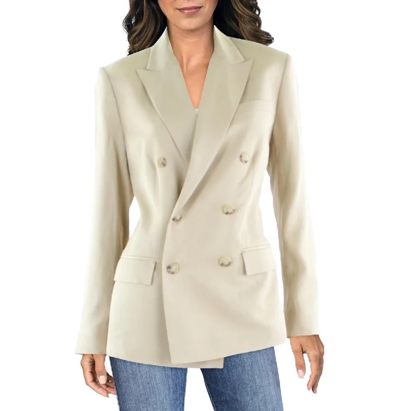 Lauren Ralph Lauren Womens Suit Separate Work Wear Double-Breasted Blazer