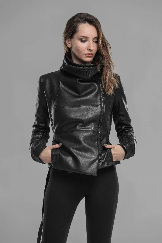 Black Faux Leather Jacket