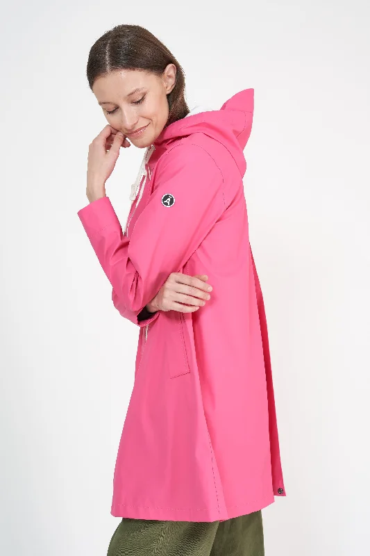 Waterproof Rain Coat - Nuovola - Hot Pink