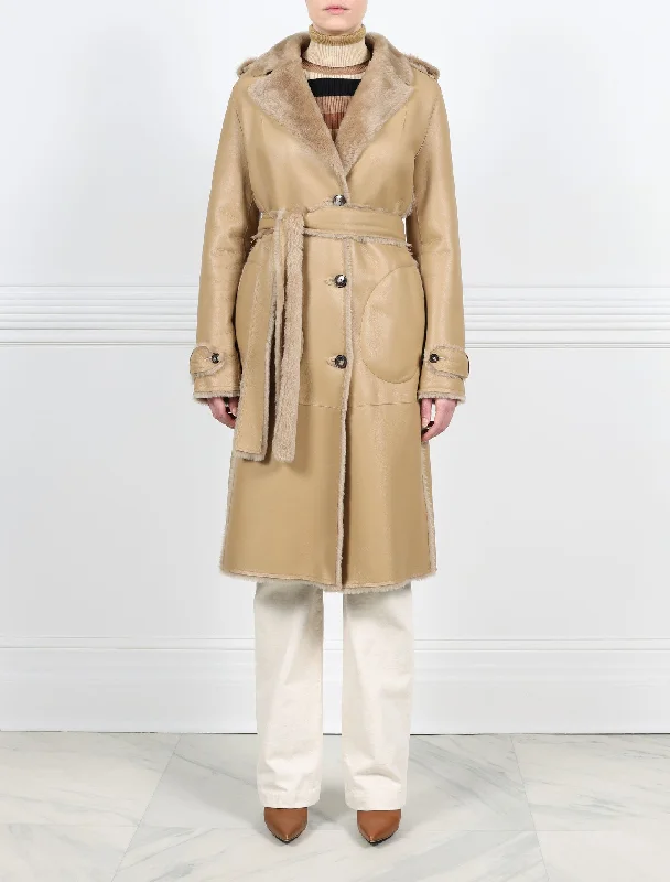 The Carmella Shearling Trench