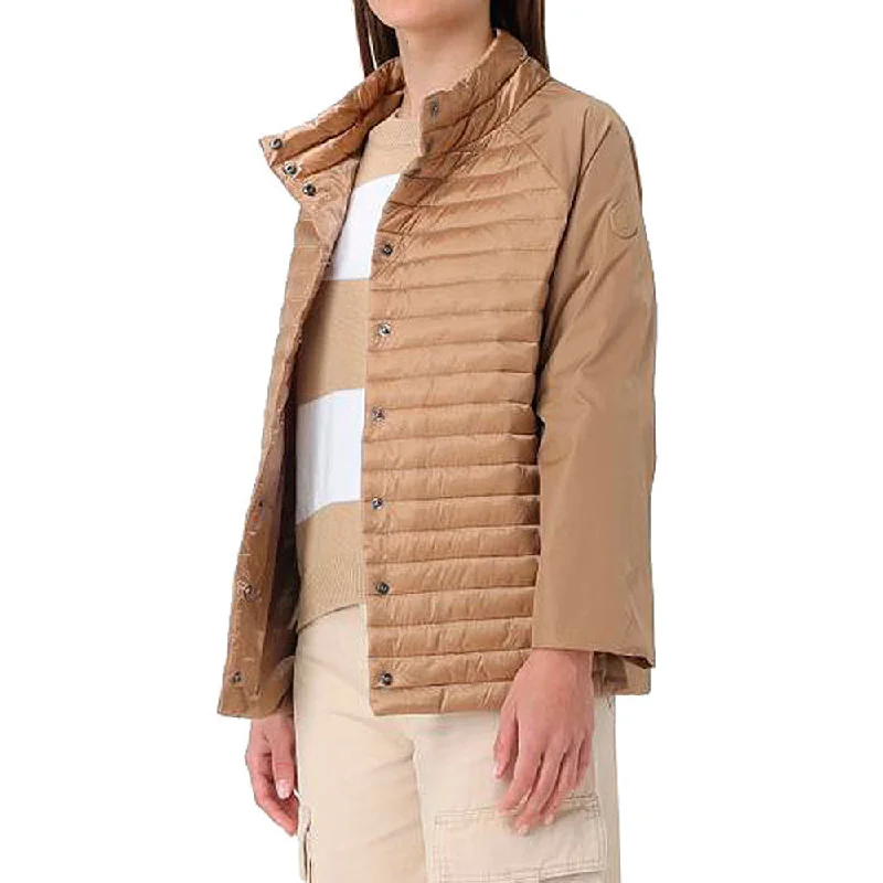 Women's Goldie bi-material jacket Shore Beige