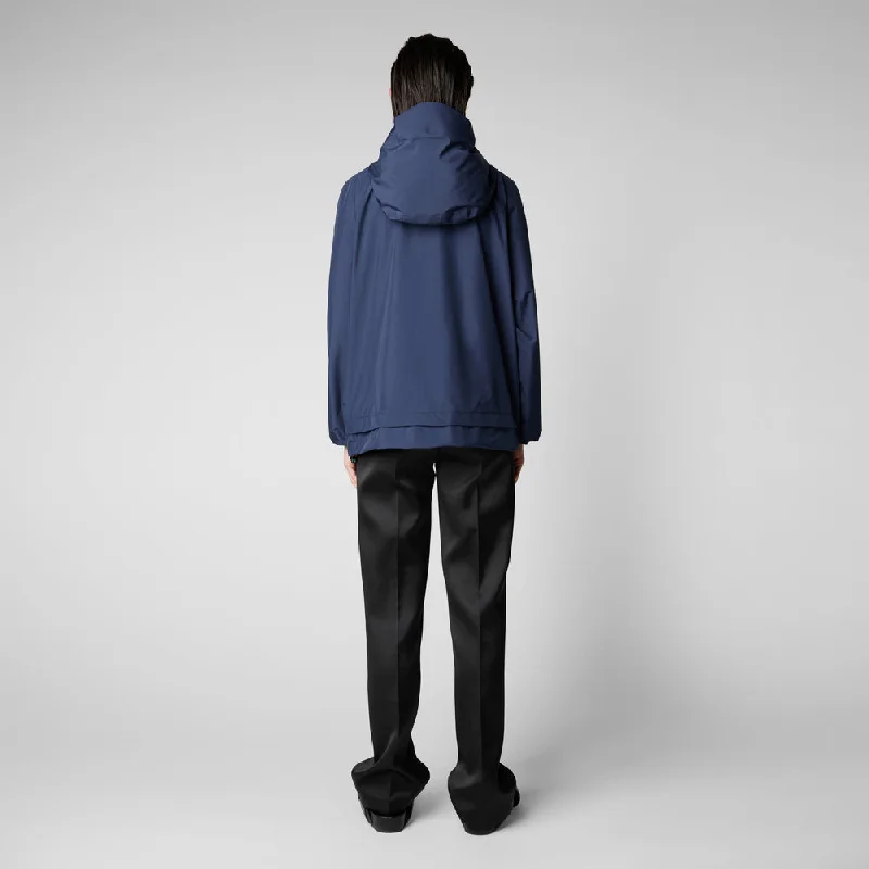 Women's Suki Hooded Rain Jacket In Navy Blue