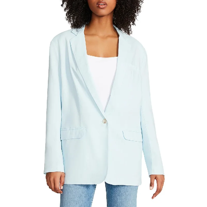 Steve Madden Womens Suit Separate Work Wear One-Button Blazer