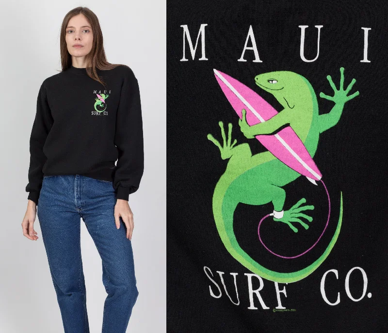 90s Maui Surf Company Sweatshirt - Men's Small, Women's Medium