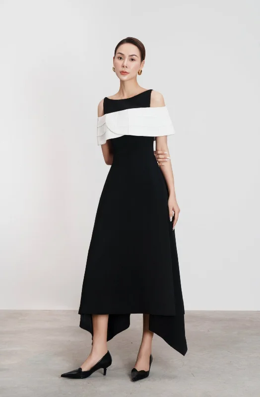 Adelaide Two-tone Midi Dress