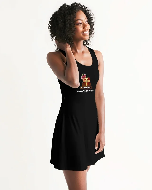 AKH Black Women's Racerback Dress