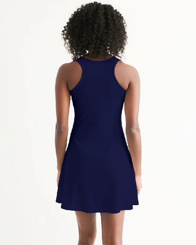 AKH Navy Blue Women's Racerback Dress