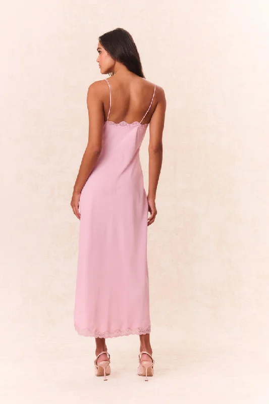 Manuela Bow Slip Maxi Dress