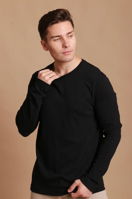 Men's Crew Neck Long Sleeve Shirt