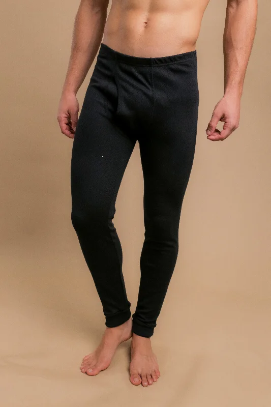 Men's Thermal Base Layer Long Johns with Fly