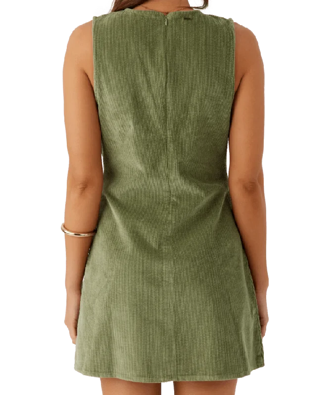 O'Neill Poppy Dress-Oil Green