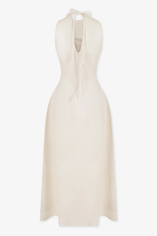 Oriana Halterneck Midi Dress