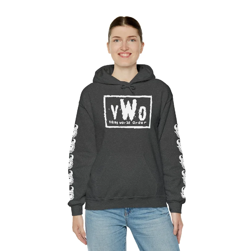 Unisex Heavy Blend™ Hooded Sweatshirt - VWO (Framed) + Game Day Helmet (Sleeves)