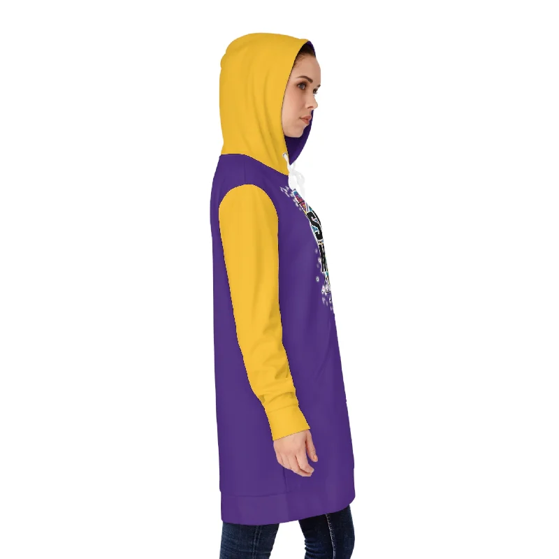 Hoodie Dress - Purple/Gold - MN Nation (Color Blast)