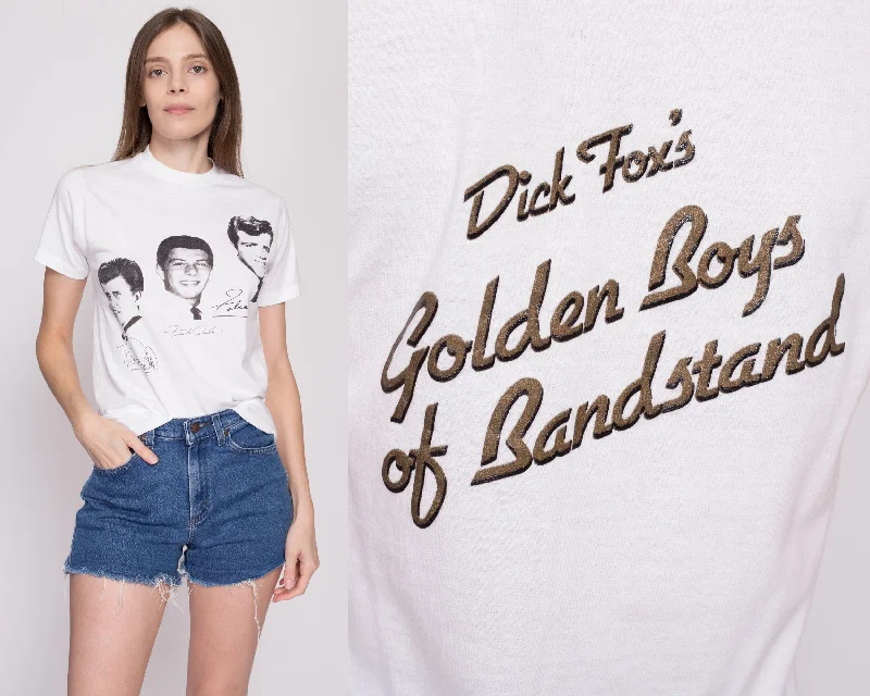 80s Dick Fox's Golden Boys Of Bandstand T Shirt - Unisex XS to Small