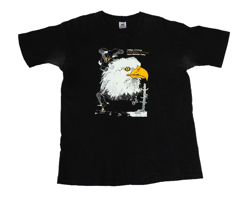 90s Bald Eagle Ecology T Shirt - Large