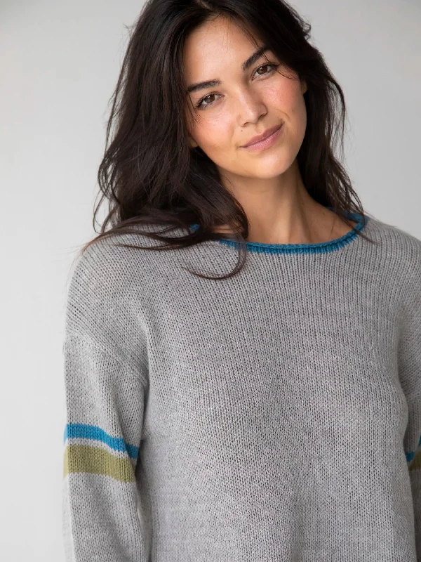 Carson Knit Sweater - Heather Grey