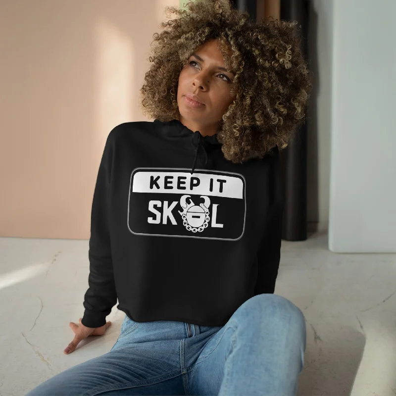 Crop Hoodie - Keep it Simple (Framed)