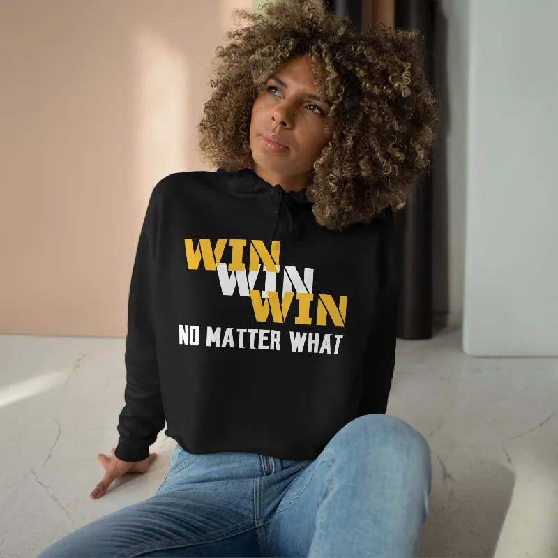 Crop Hoodie - No Matter What