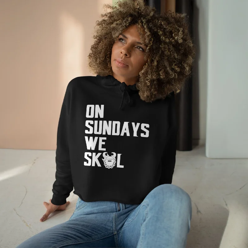 Crop Hoodie - On Sundays