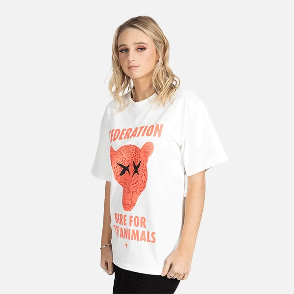 Federation Animal Our Tee - White